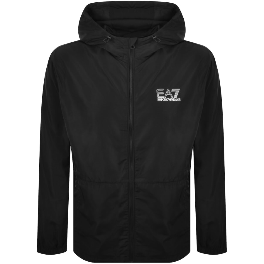 EA7 Emporio Armani Logo Jacket Black | Mainline Menswear x